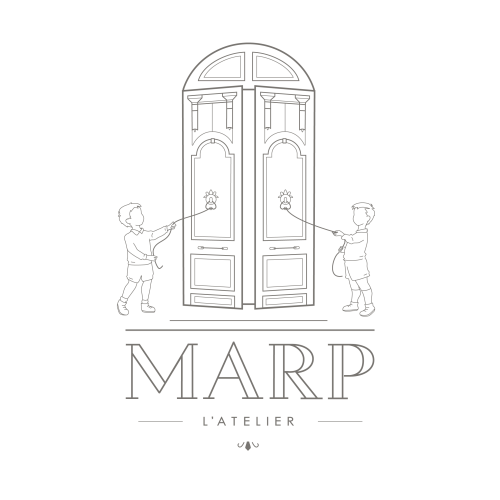 Logo Marp l'atelier Gris fond blanc-01